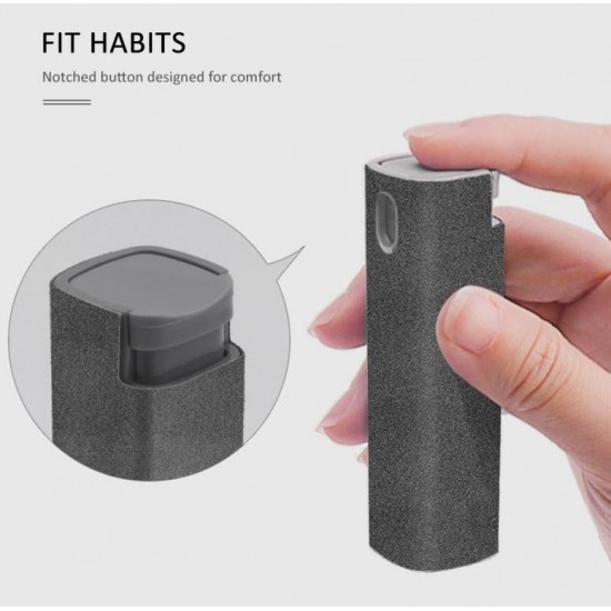 Razpršilo 2v1 Clean2GO – čistilo in krpica za zaslone telefonov in tabli