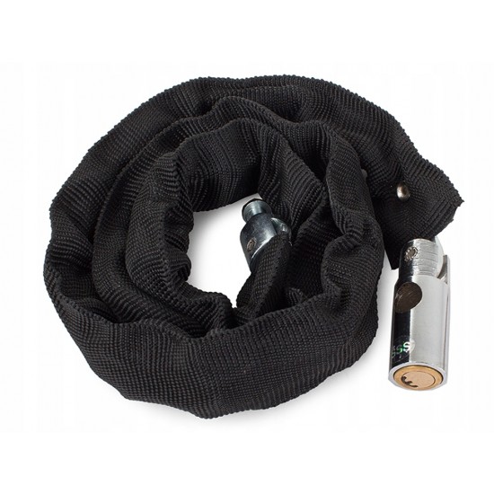 Masivna ključavnica z verigo za kolesa in motorna kolesa