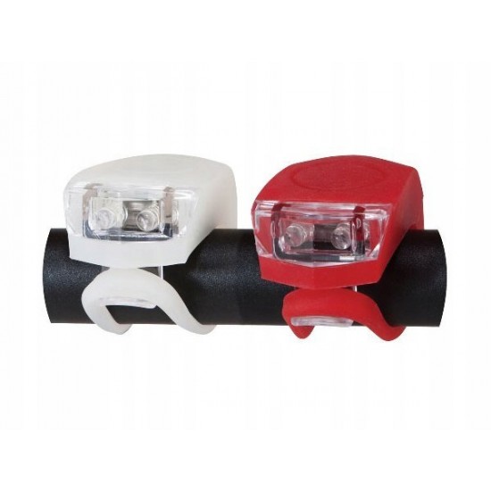 Led svjetlo za bicikl prednje stražnje 2 komada silikon