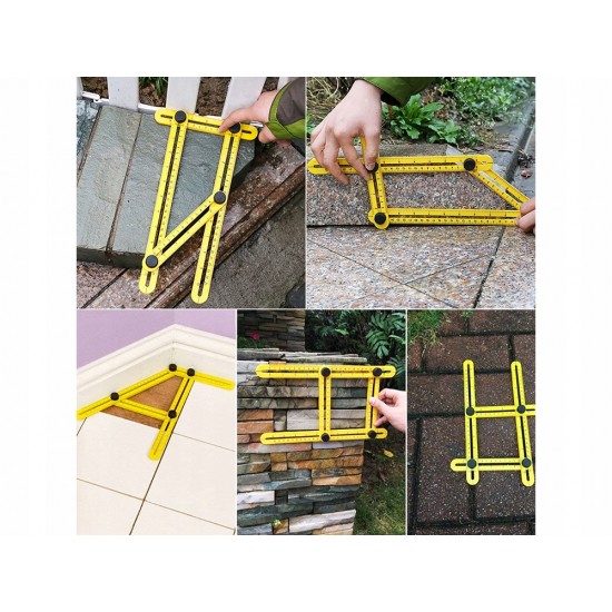 Multifunkcijsko šablonsko ravnilo kotnik