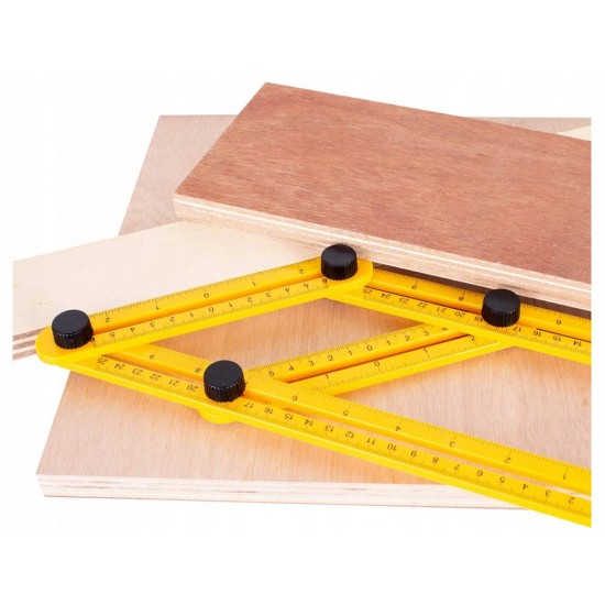 Multifunkcijsko šablonsko ravnilo kotnik