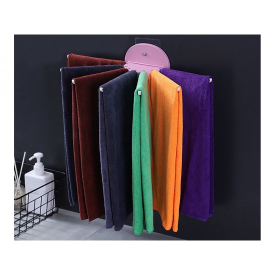 Zložljivo držalo za brisače iz nerjavečega jekla za kopalnico in kuhinjo