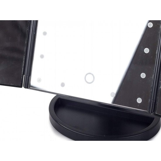 Namizno LED ogledalo s povečavo Deluxe za profesionalno ličenje