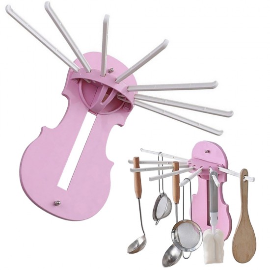 Zložljivo držalo za brisače iz nerjavečega jekla za kopalnico in kuhinjo