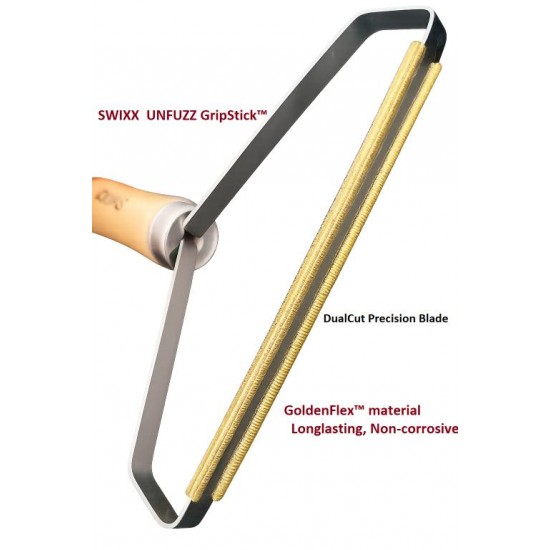 SWIXX  UNFUZZ GripStick™  Uklanjač mucica s DualCut GoldenFlex oštricama